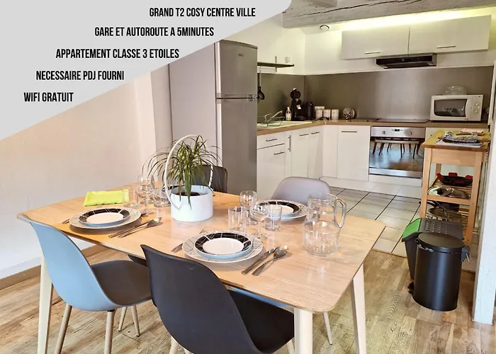 La Porte De La Dombes - Centre Ville - 50M2 - Classe 3 Etoiles